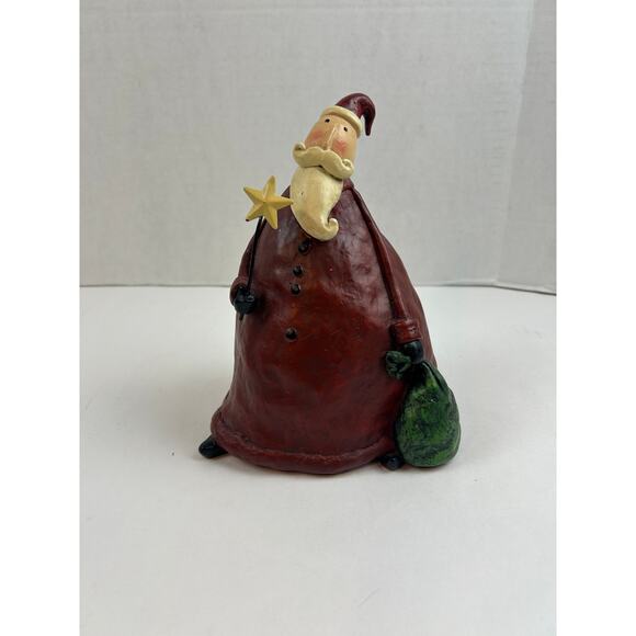 At Home America Slick St. Nick Santa Figurine Christmas Holiday Decor - Picture 1 of 8